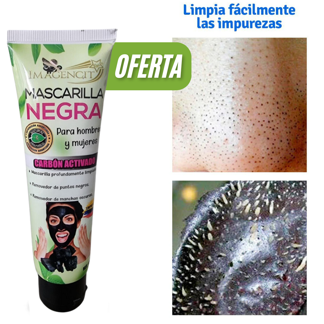 Renueva tu piel y dile adiós a impurezas con la mascarilla negra ⭐️⭐️⭐️⭐️⭐️