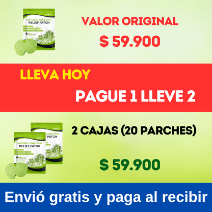 🔥parches calientes para sanar dolor de rodilla en 30 días - PAGUE 1 LLEVE 2😍